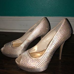 Sparkly JLO heels
